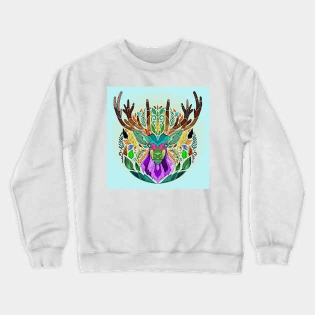 Animal Faces 108 (Style:1) Crewneck Sweatshirt by luminousstore